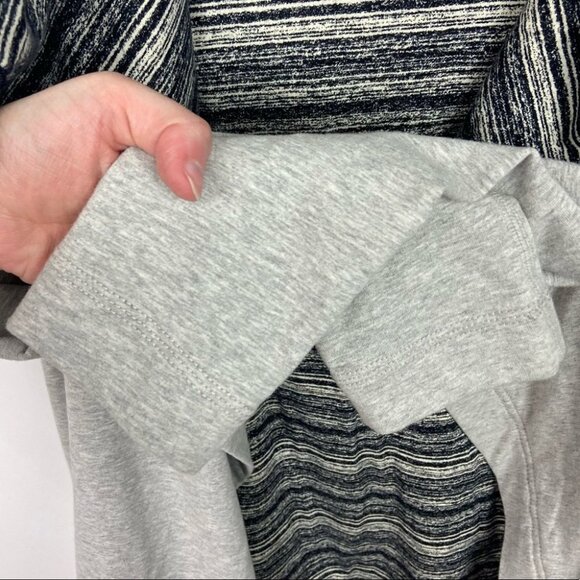 Lululemon Savasanah Wrap Sweater‎ Coat Shacket Heathered Grey Strata Size 2 Warm - Picture 8 of 10